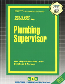 Plumbing Supervisor - 9780837325835 by National Learning Corporation, 9780837325835
