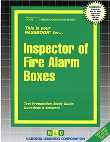Inspector of Fire Alarm Boxes - 9780837325156 by National Learning Corporation