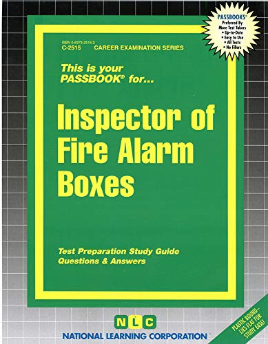 Inspector of Fire Alarm Boxes - 9780837325156 by National Learning Corporation