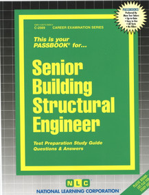 Senior Building Structural Engineer - 9780837325699 by National Learning Corporation, 9780837325699