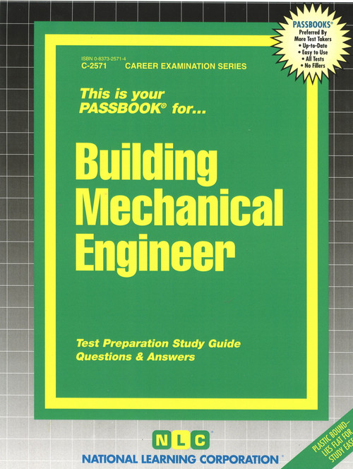 Building Mechanical Engineer - 9780837325712 by National Learning Corporation, 9780837325712