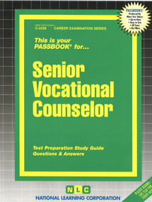Senior Vocational Counselor - 9780837324388 by National Learning Corporation, 9780837324388