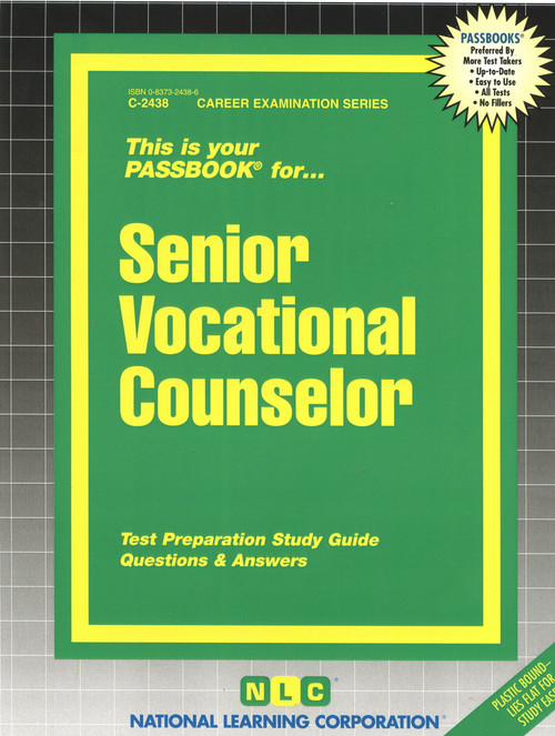 Senior Vocational Counselor - 9780837324388 by National Learning Corporation, 9780837324388