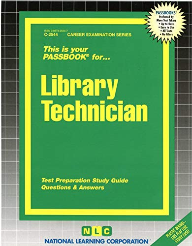 Library Technician - 9780837325446 by National Learning Corporation, 9780837325446