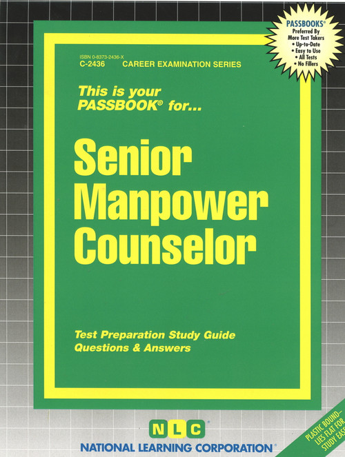 Senior Manpower Counselor - 9780837324364 by National Learning Corporation, 9780837324364