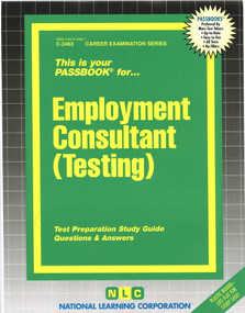Employment Consultant (Testing) - 9780837324630 by National Learning Corporation, 9780837324630