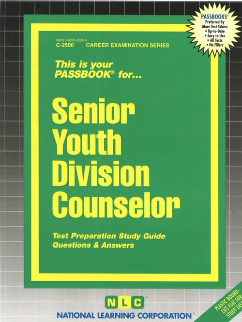 Senior Youth Division Counselor - 9780837325002 by National Learning Corporation, 9780837325002