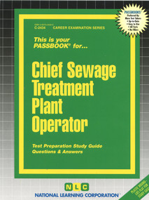 Chief Sewage Treatment Plant Operator - 9780837324340 by National Learning Corporation, 9780837324340