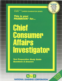 Chief Consumer Affairs Investigator - 9780837323787 by National Learning Corporation, 9780837323787