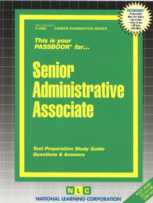 Senior Administrative Associate - 9780837323930 by National Learning Corporation, 9780837323930