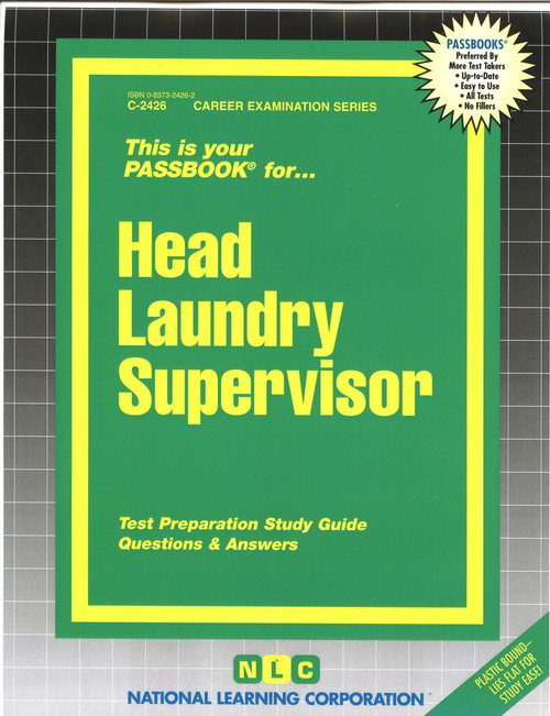 Head Laundry Supervisor - 9780837324265 by National Learning Corporation, 9780837324265