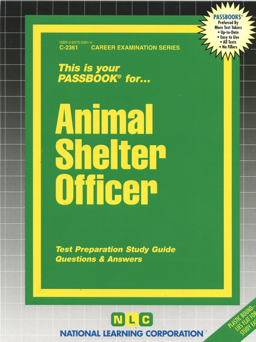 Animal Shelter Officer - 9780837323619 by National Learning Corporation, 9780837323619