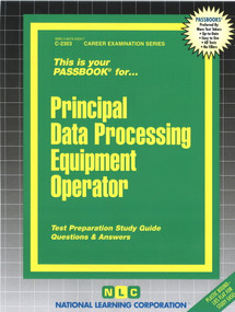 Principal Data Processing Equipment Operator - 9780837323039 by National Learning Corporation, 9780837323039