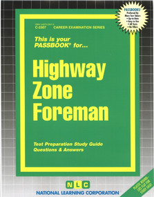 Highway Zone Foreman - 9780837323077 by National Learning Corporation, 9780837323077