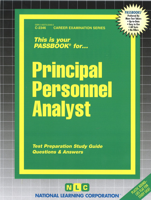 Principal Personnel Analyst - 9780837323466 by National Learning Corporation, 9780837323466