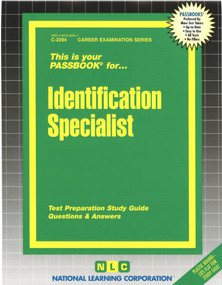 Identification Specialist - 9780837322940 by National Learning Corporation, 9780837322940