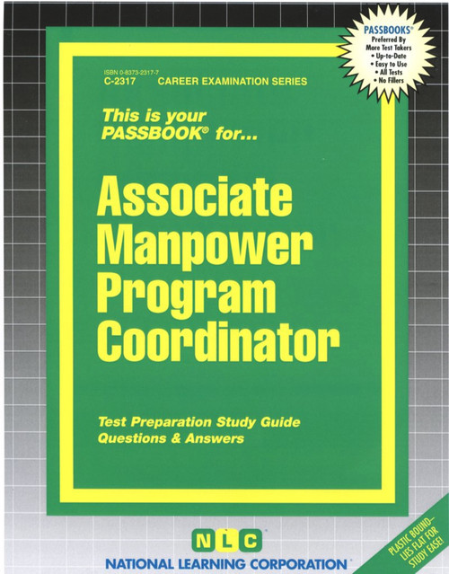 Associate Manpower Program Coordinator - 9780837323176 by National Learning Corporation, 9780837323176