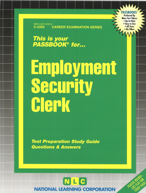 Employment Security Clerk - 9780837323503 by National Learning Corporation, 9780837323503