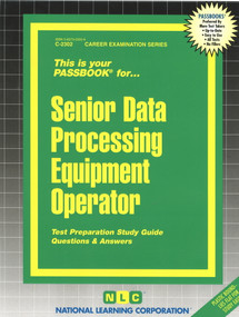 Senior Data Processing Equipment Operator - 9780837323022 by National Learning Corporation, 9780837323022