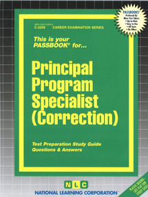 Principal Program Specialist (Correction) - 9780837322599 by National Learning Corporation, 9780837322599