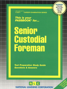 Senior Custodial Foreman - 9780837322711 by National Learning Corporation, 9780837322711