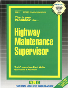 Highway Maintenance Supervisor - 9780837322124 by National Learning Corporation, 9780837322124