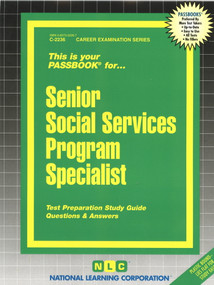 Senior Social Services Program Specialist - 9780837322360 by National Learning Corporation, 9780837322360
