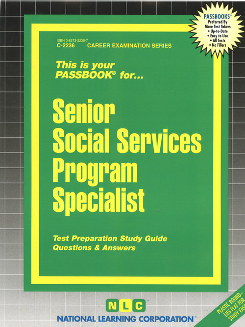 Senior Social Services Program Specialist - 9780837322360 by National Learning Corporation, 9780837322360