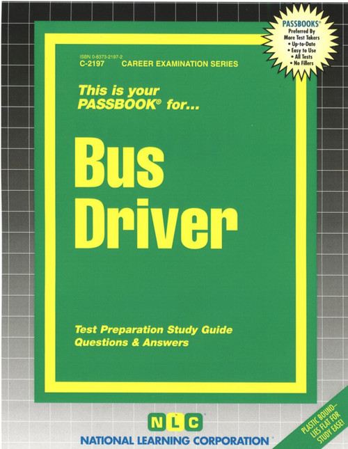Bus Driver - 9780837321974 by National Learning Corporation, 9780837321974