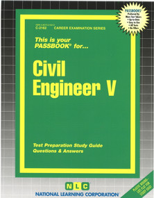 Civil Engineer V - 9780837321622 by National Learning Corporation, 9780837321622