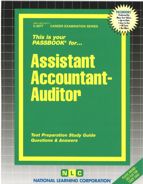 Assistant Accountant-Auditor - 9780837320779 by National Learning Corporation, 9780837320779