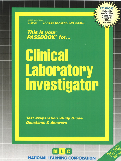 Clinical Laboratory Investigator - 9780837320984 by National Learning Corporation, 9780837320984