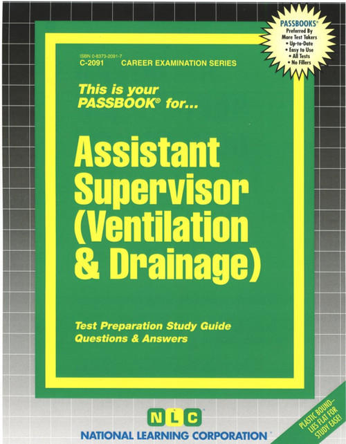 Assistant Supervisor (Ventilation & Drainage) - 9780837320915 by National Learning Corporation, 9780837320915
