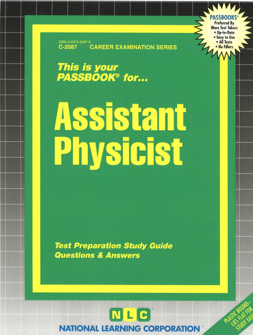 Assistant Physicist - 9780837320878 by National Learning Corporation, 9780837320878