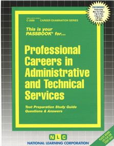 Professional Careers in Administrative and Technical Services - 9780837320687 by National Learning Corporation, 9780837320687