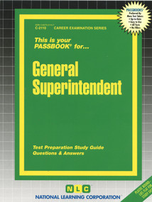 General Superintendent - 9780837321103 by National Learning Corporation, 9780837321103