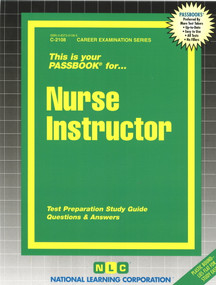 Nurse Instructor - 9780837321080 by National Learning Corporation, 9780837321080