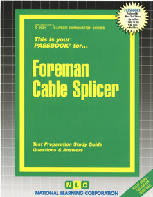 Foreman Cable Splicer - 9780837320212 by National Learning Corporation, 9780837320212