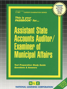 Assistant State Accounts Auditor/Examiner of Municipal Affairs - 9780837319919 by National Learning Corporation, 9780837319919