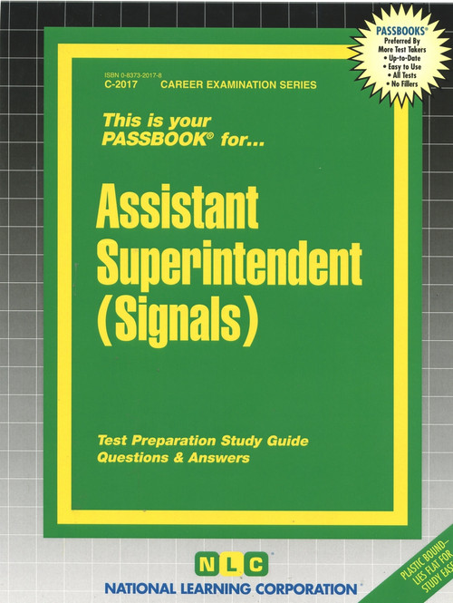 Assistant Superintendent (Signals) - 9780837320175 by National Learning Corporation, 9780837320175