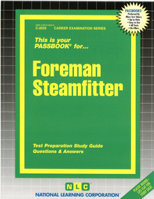 Foreman Steamfitter - 9780837320250 by National Learning Corporation, 9780837320250