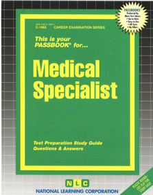 Medical Specialist - 9780837319650 by National Learning Corporation, 9780837319650