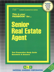Senior Real Estate Agent - 9780837319414 by National Learning Corporation, 9780837319414