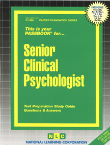 Senior Clinical Psychologist - 9780837319063 by National Learning Corporation, 9780837319063