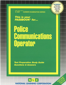 Police Communications Operator - 9780837318479 by National Learning Corporation, 9780837318479