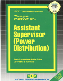 Assistant Supervisor (Power Distribution) - 9780837317779 by National Learning Corporation, 9780837317779