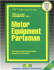 Motor Equipment Partsman - 9780837317908 by National Learning Corporation, 9780837317908