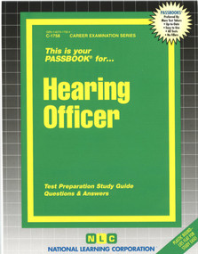 Hearing Officer - 9780837317588 by National Learning Corporation, 9780837317588