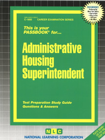 Administrative Housing Superintendent - 9780837318004 by National Learning Corporation, 9780837318004
