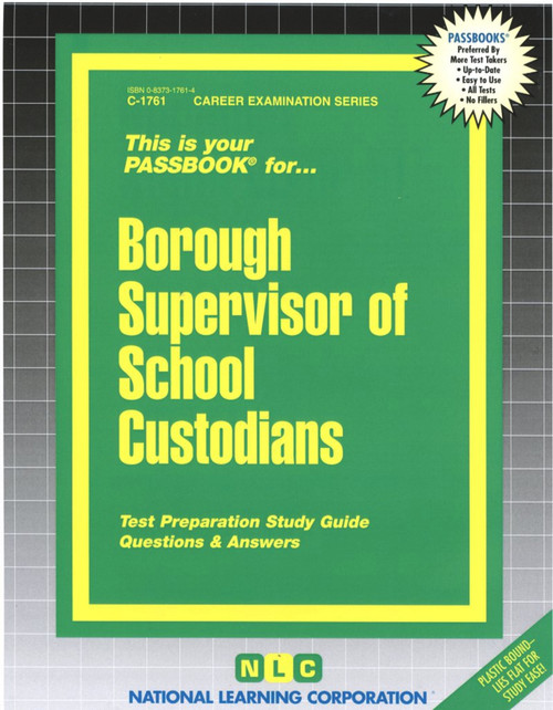 Borough Supervisor of School Custodians - 9780837317618 by National Learning Corporation, 9780837317618